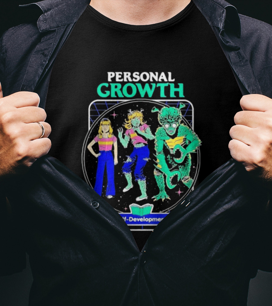 Personal Growth Self Development Alien Transformation Steven Rhodes T-Shirt