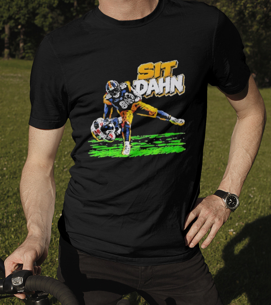 Sit Dahn Pittsburgh Steelers George Pickens 14 Football T-Shirt