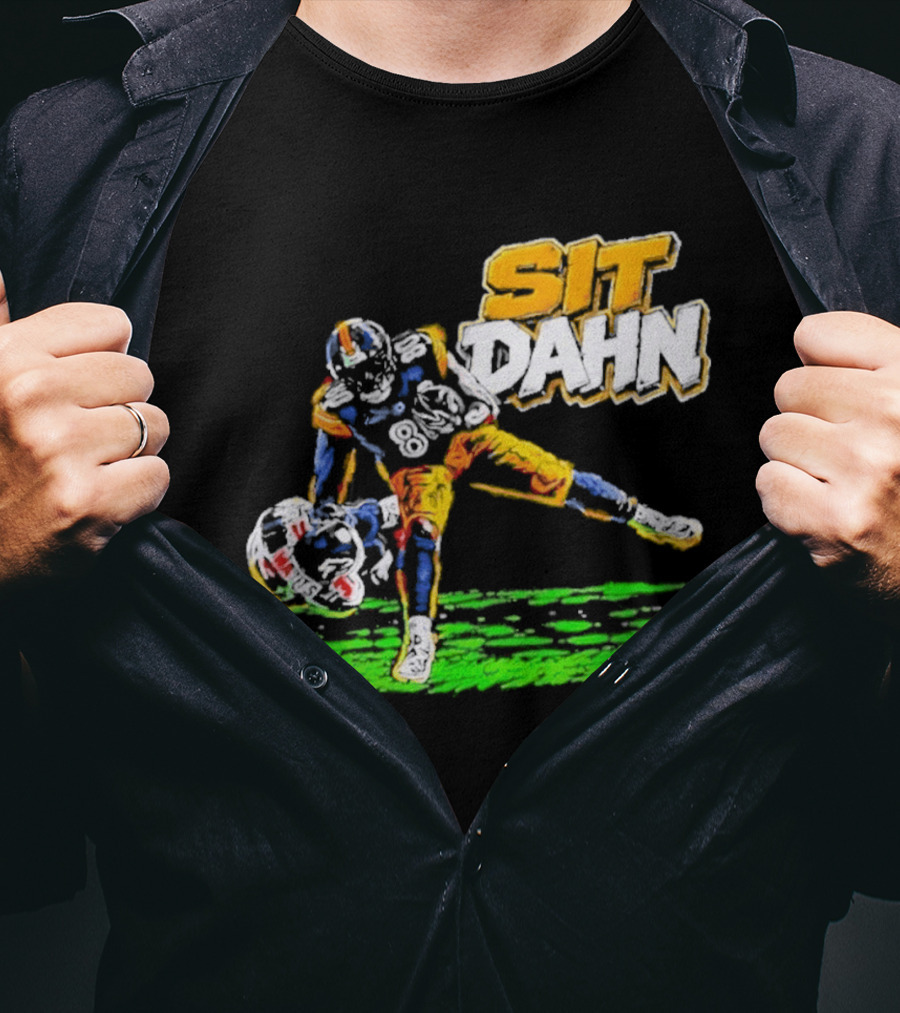 Sit Dahn Pittsburgh Steelers George Pickens 14 Football T-Shirt
