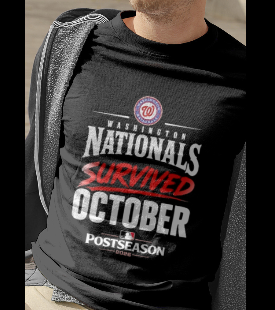 Washington Nationals Survived October MLB Postseason 2026 T-Shirt