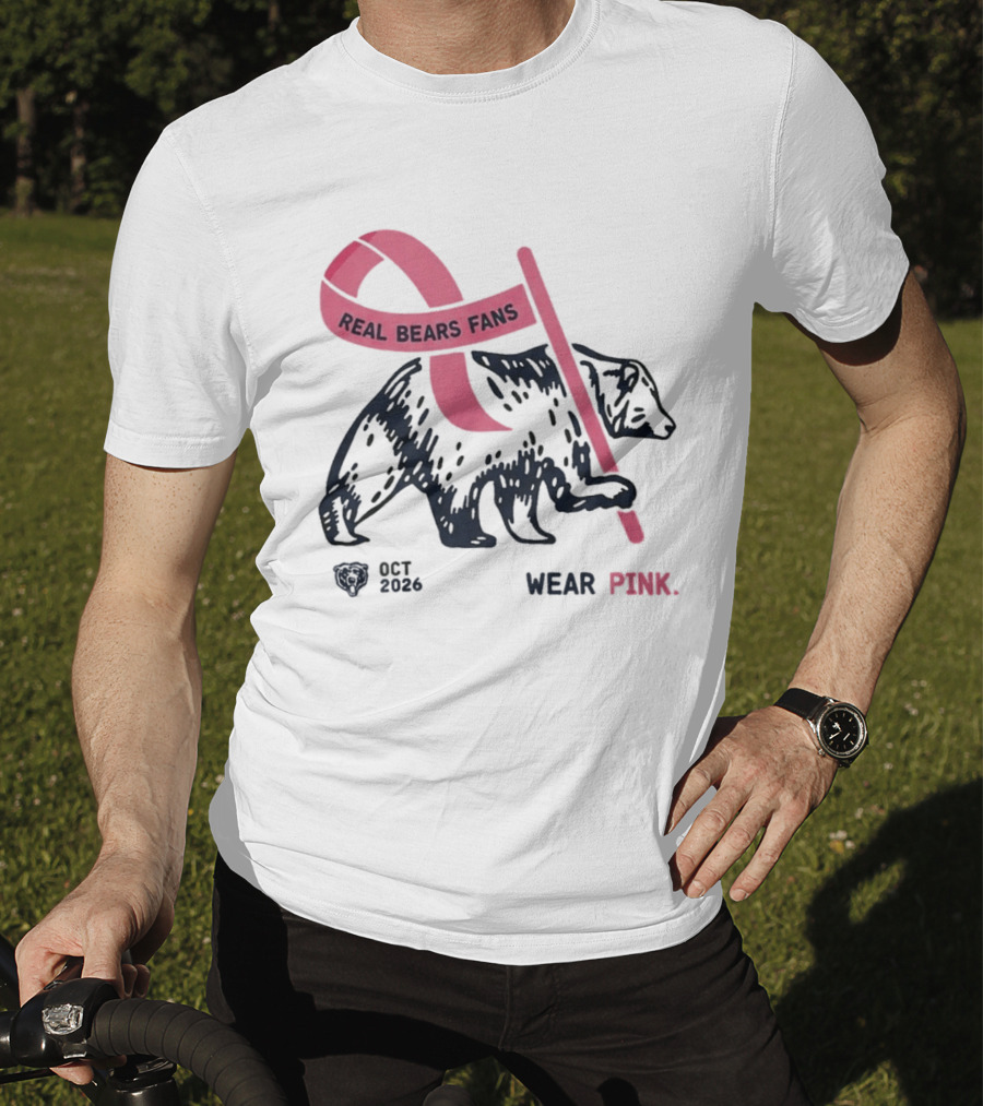 Real Bears Fans Wear Pink Kyle Monangai Oct 2026 T-Shirt