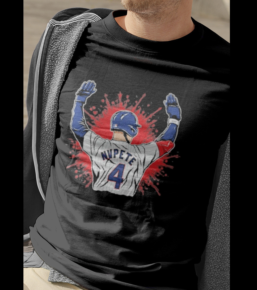 Chicago Cubs MVPETE 4 Pete Crow Armstrong Baseball Player Celebration T-Shirt