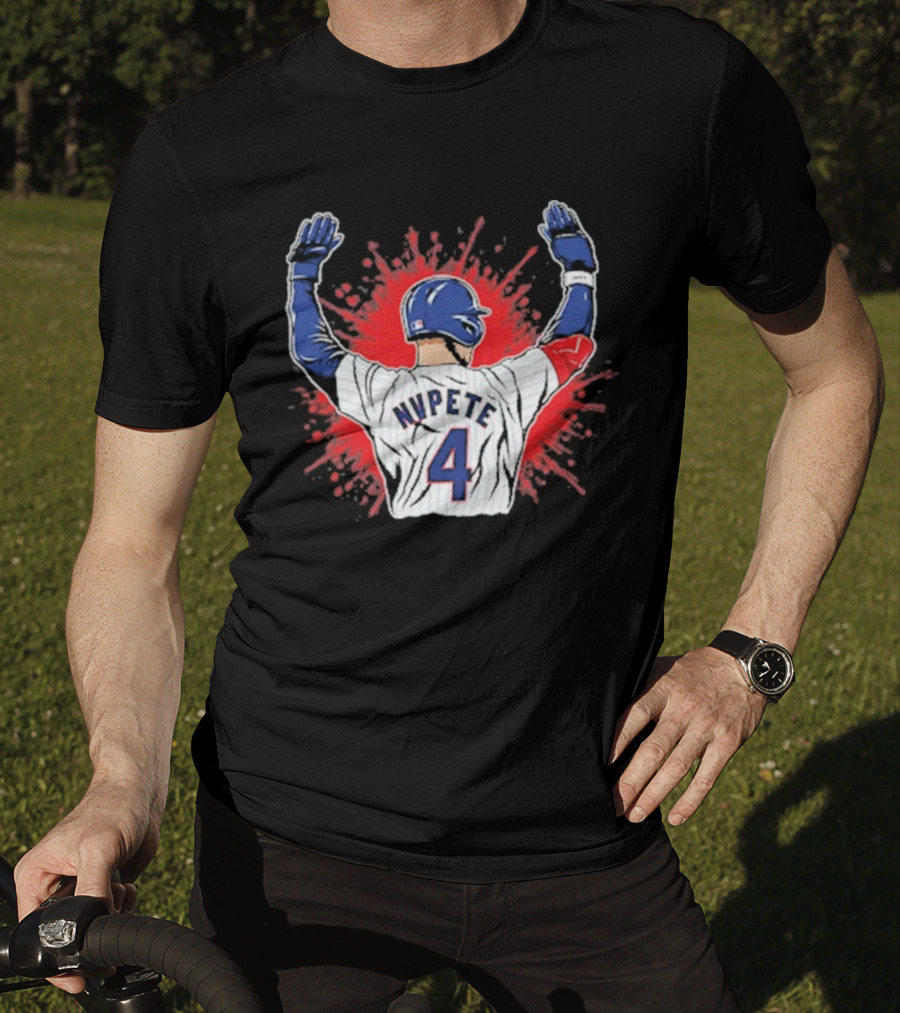 Chicago Cubs MVPETE 4 Pete Crow Armstrong Baseball Player Celebration T-Shirt