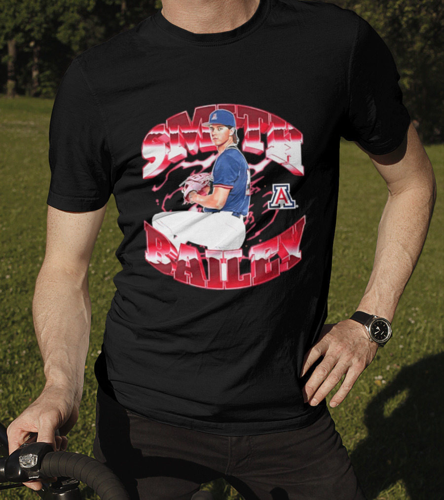 Smith Bailey 2 Arizona Wildcats NCAA Baseball T-Shirt