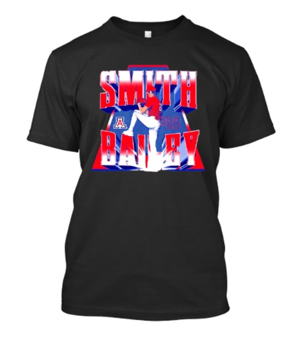 Smith Bailey 22 Arizona Wildcats NCAA Baseball Player T-Shirt