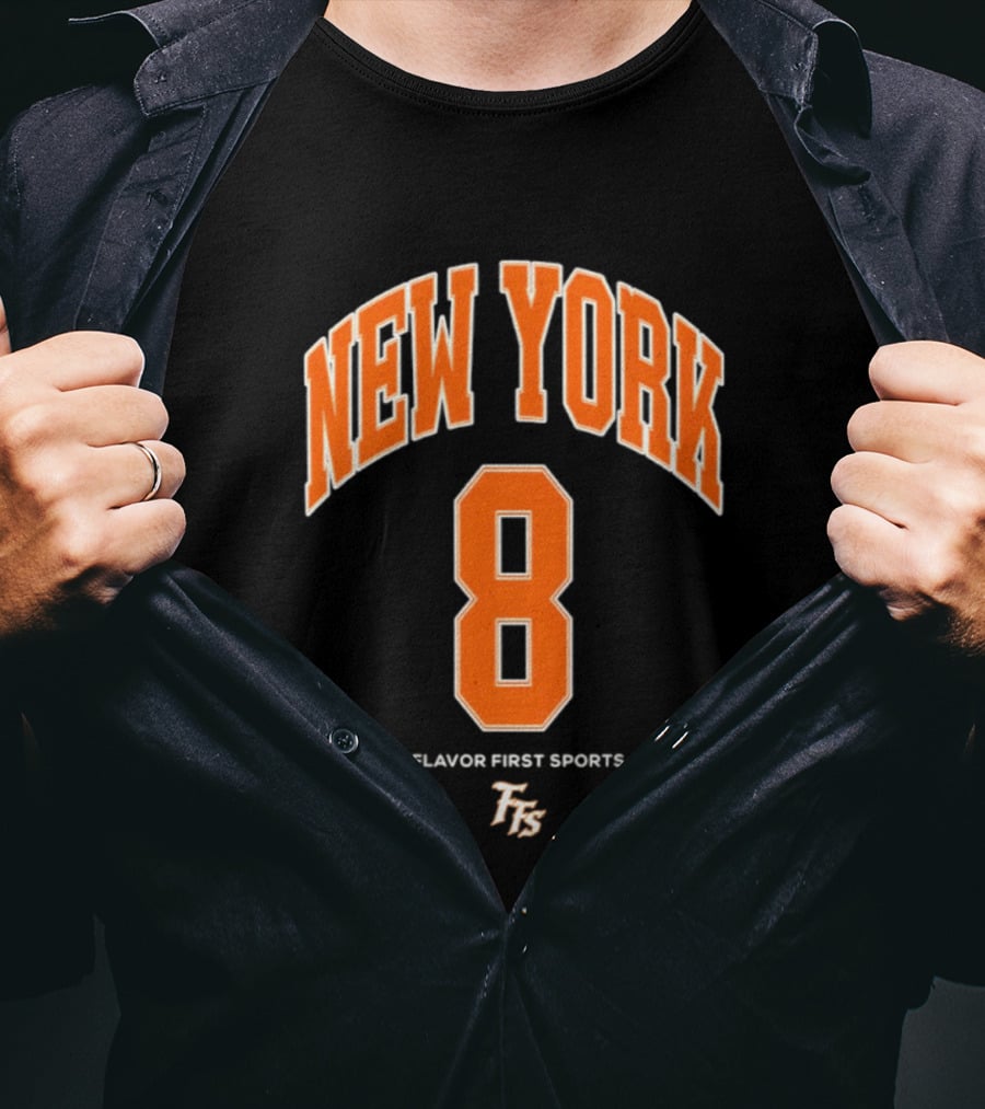 New York 8 Flavor First Sports TFS T-Shirt