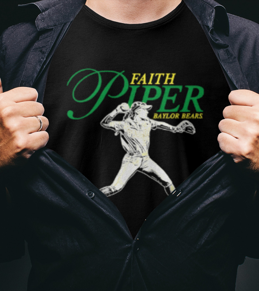 Faith Piper 26 Baylor Bears NCAA Softball Player T-Shirt