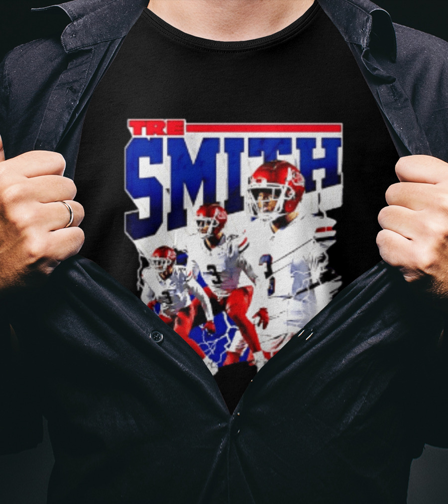 Tre Smith 3 Arizona Wildcats NCAA Football Player T-Shirt