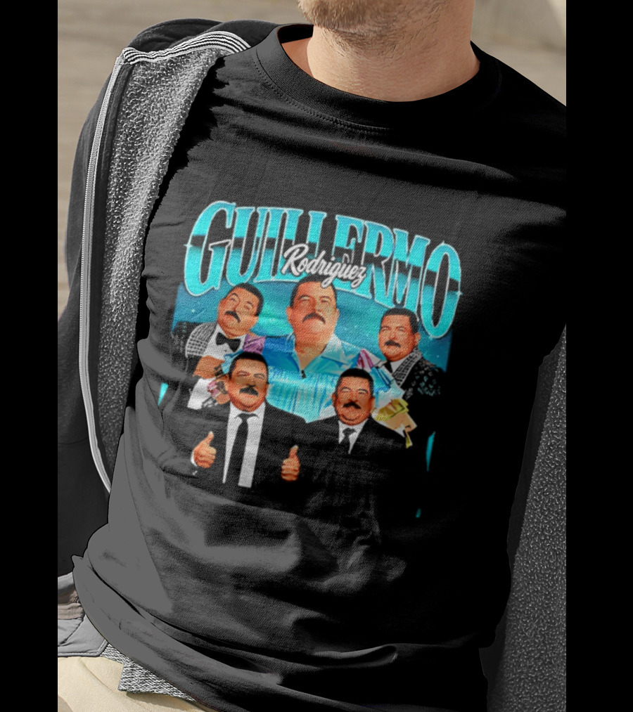 Guillermo Rodriguez 90s Collage Nostalgic Humor Thumbs Up T-Shirt