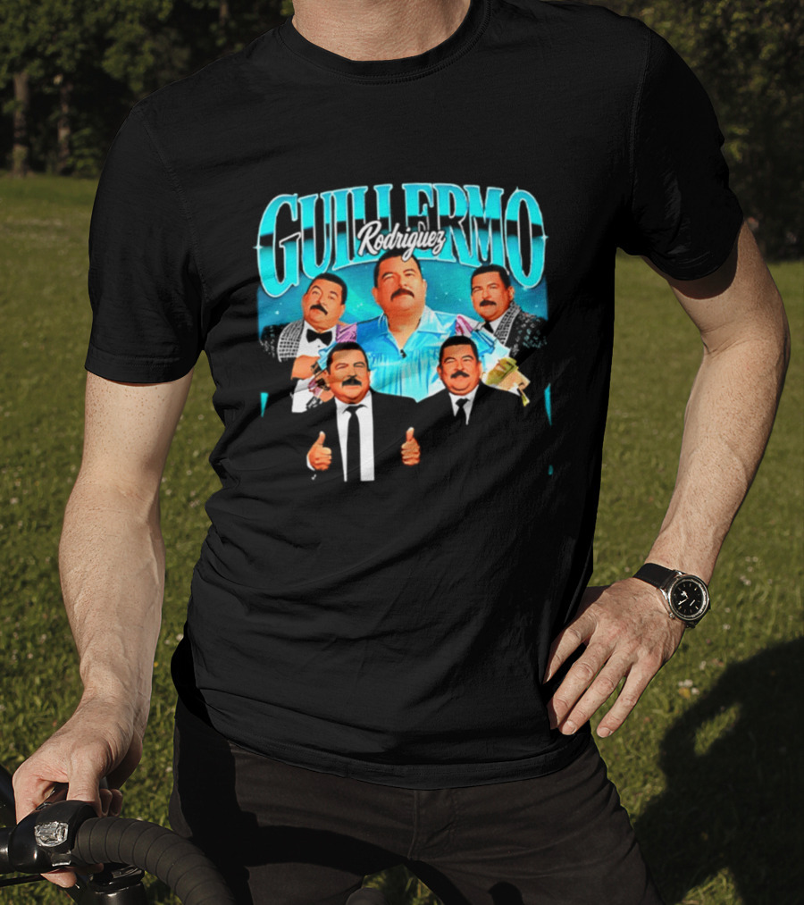 Guillermo Rodriguez 90s Collage Nostalgic Humor Thumbs Up T-Shirt