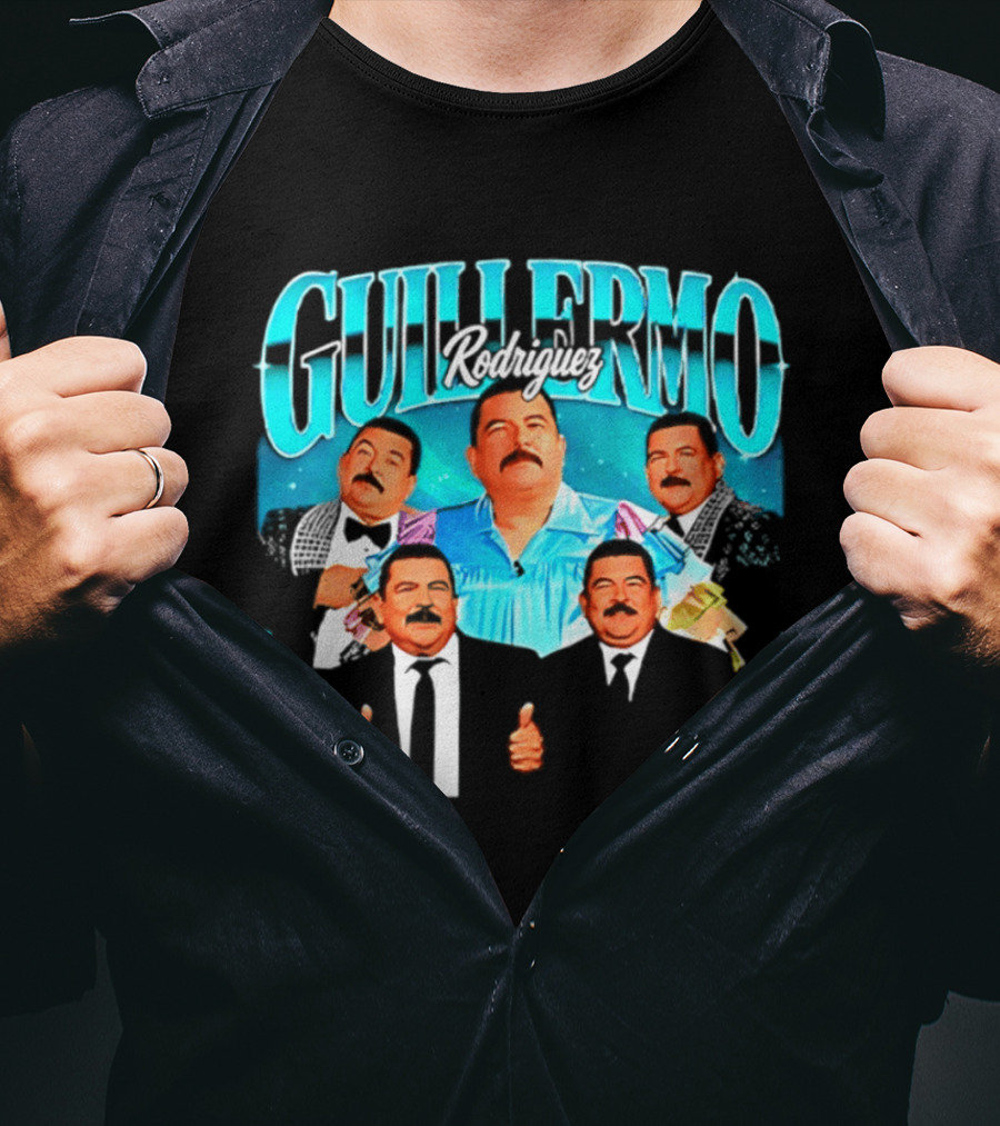 Guillermo Rodriguez 90s Collage Nostalgic Humor Thumbs Up T-Shirt