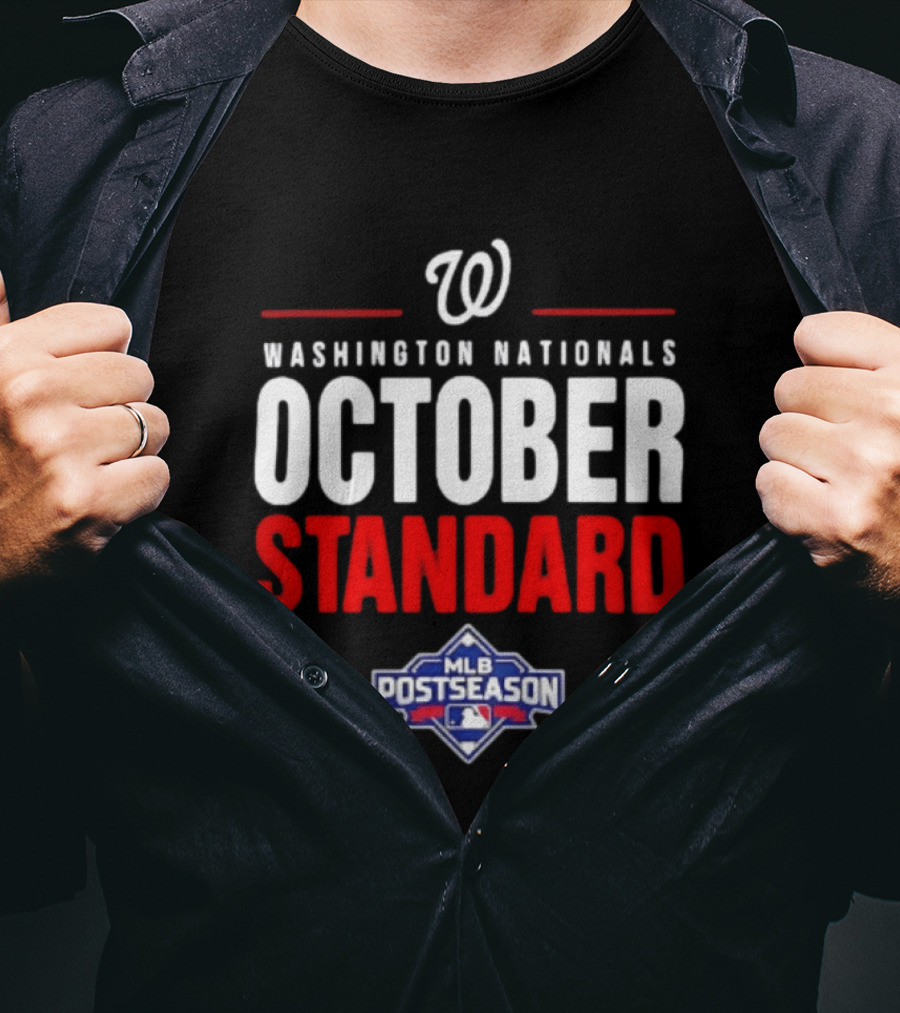Washington Nationals October Standard 2026 MLB Postseason T-Shirt