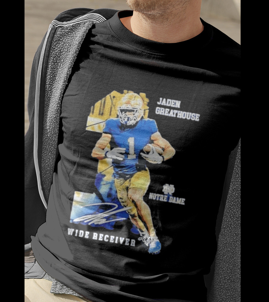 Jaden Greathouse 1 Notre Dame Wide Receiver Football Player T-Shirt