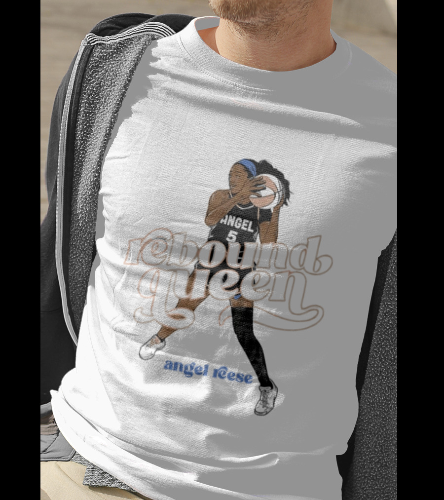Angel Reese Rebound Queen Basketball Star T-Shirt