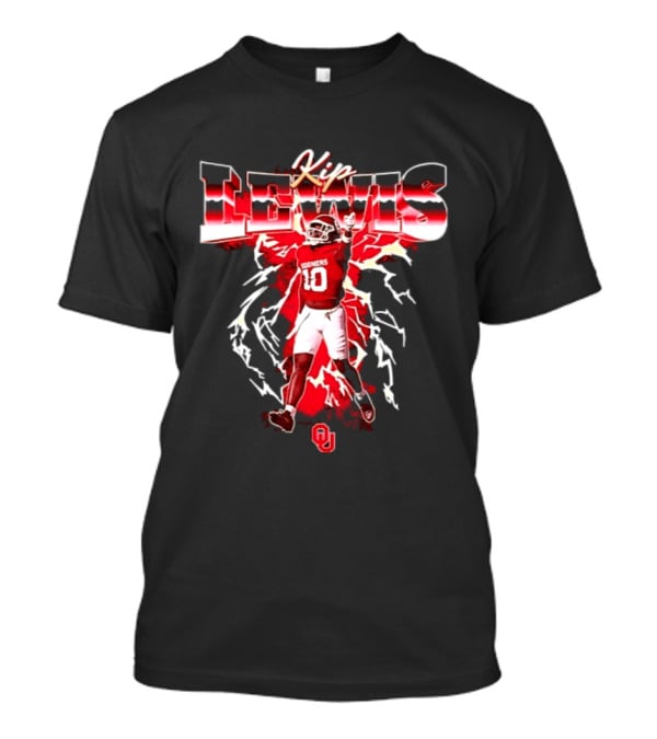 Kip Lewis Sooners 10 Oklahoma Football Player NCAA T-Shirt