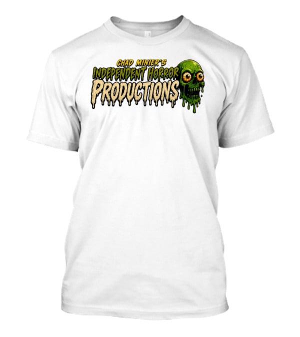 Chad Minier's Independent Horror Productions Skull Zombie T-Shirt