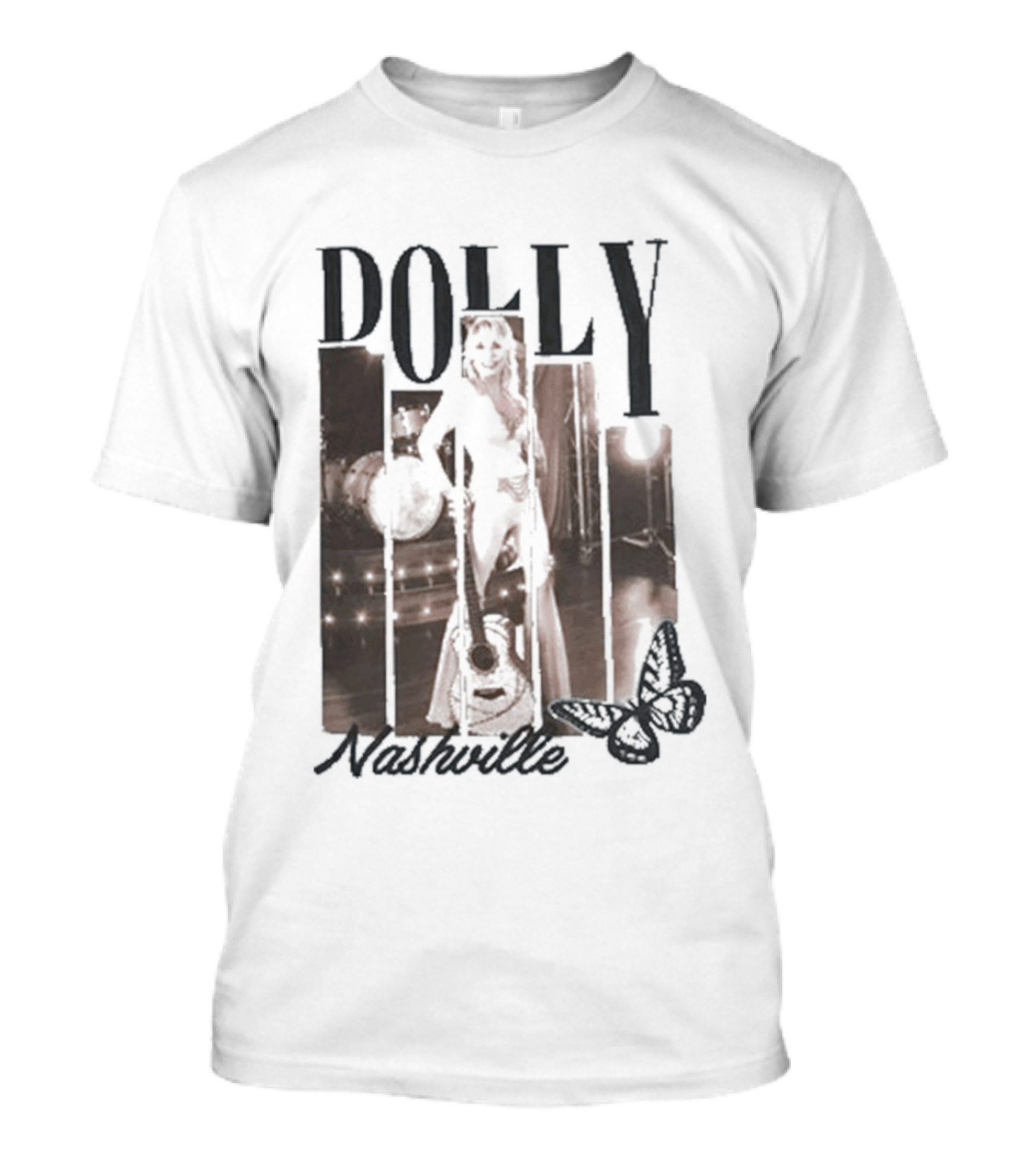 Dolly Parton Nashville Country Music Icon Microphone T-Shirt