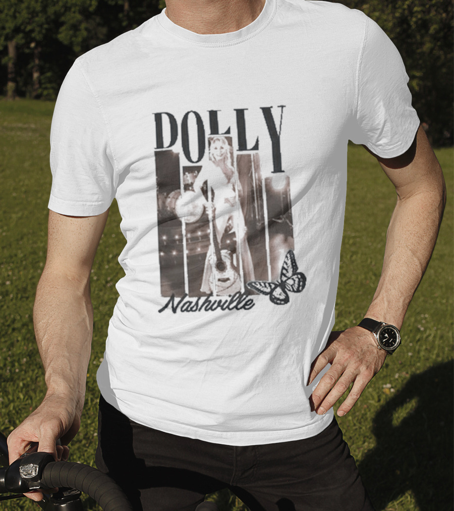 Dolly Parton Nashville Country Music Icon Microphone T-Shirt