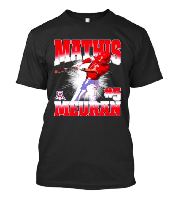 Mathis Meurant #5 Arizona Wildcats NCAA Baseball Player T-Shirt