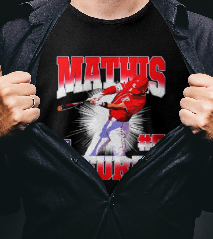 Mathis Meurant #5 Arizona Wildcats NCAA Baseball Player T-Shirt