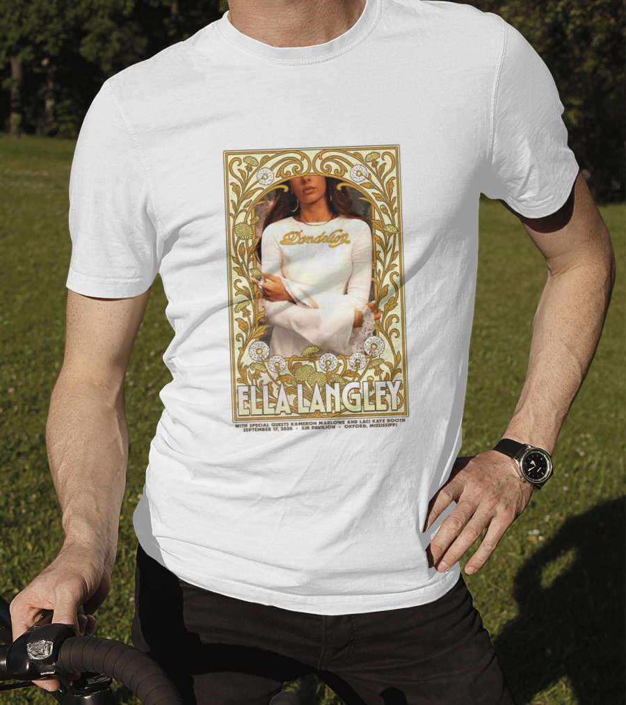 Ella Langley Dandelion Oxford Mississippi Concert September 17 2026 SJB Pavilion T-Shirt