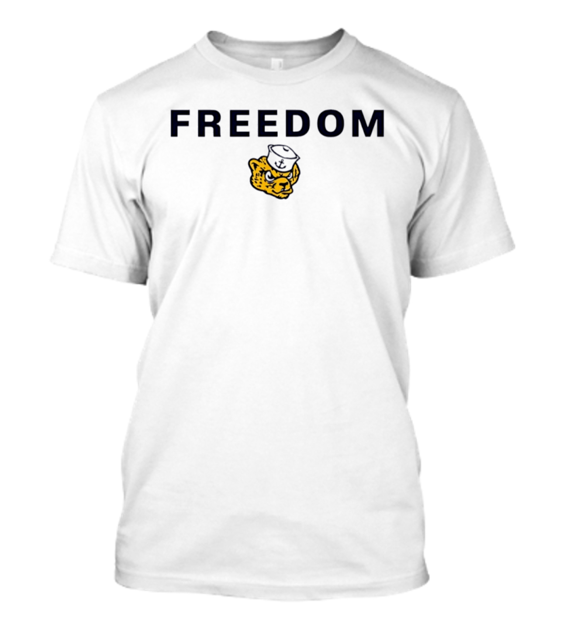 Freedom Michigan Wolverines Wolervbear T-Shirt