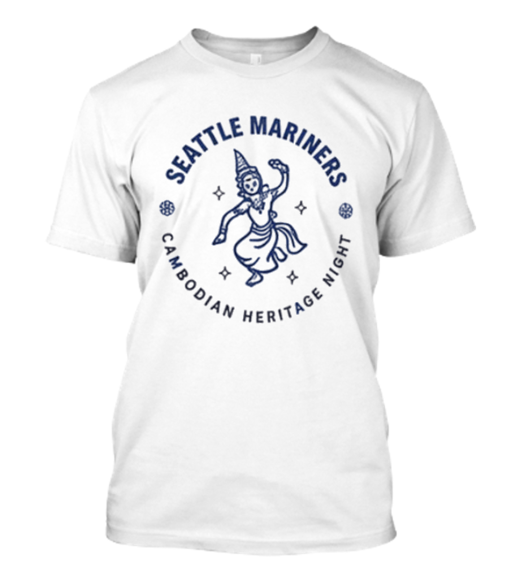 Seattle Mariners Cambodian Heritage Night 2026 Traditional Dancer T-Shirt