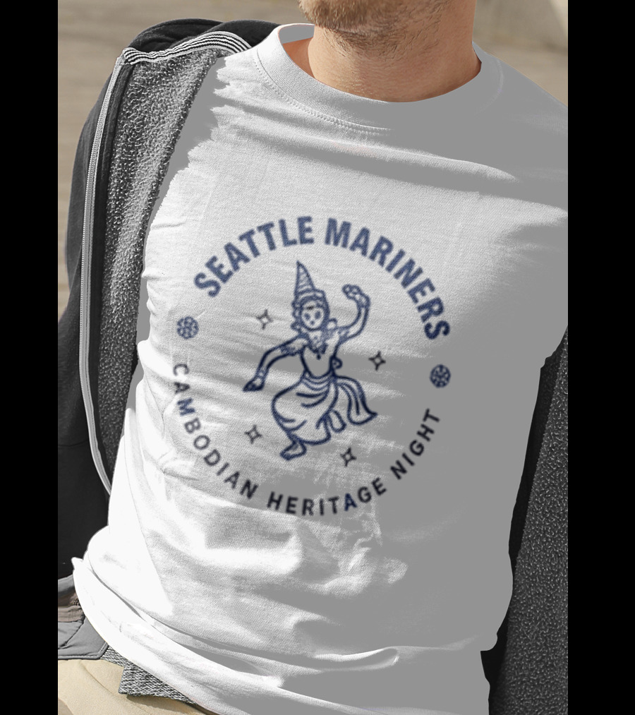 Seattle Mariners Cambodian Heritage Night 2026 Traditional Dancer T-Shirt