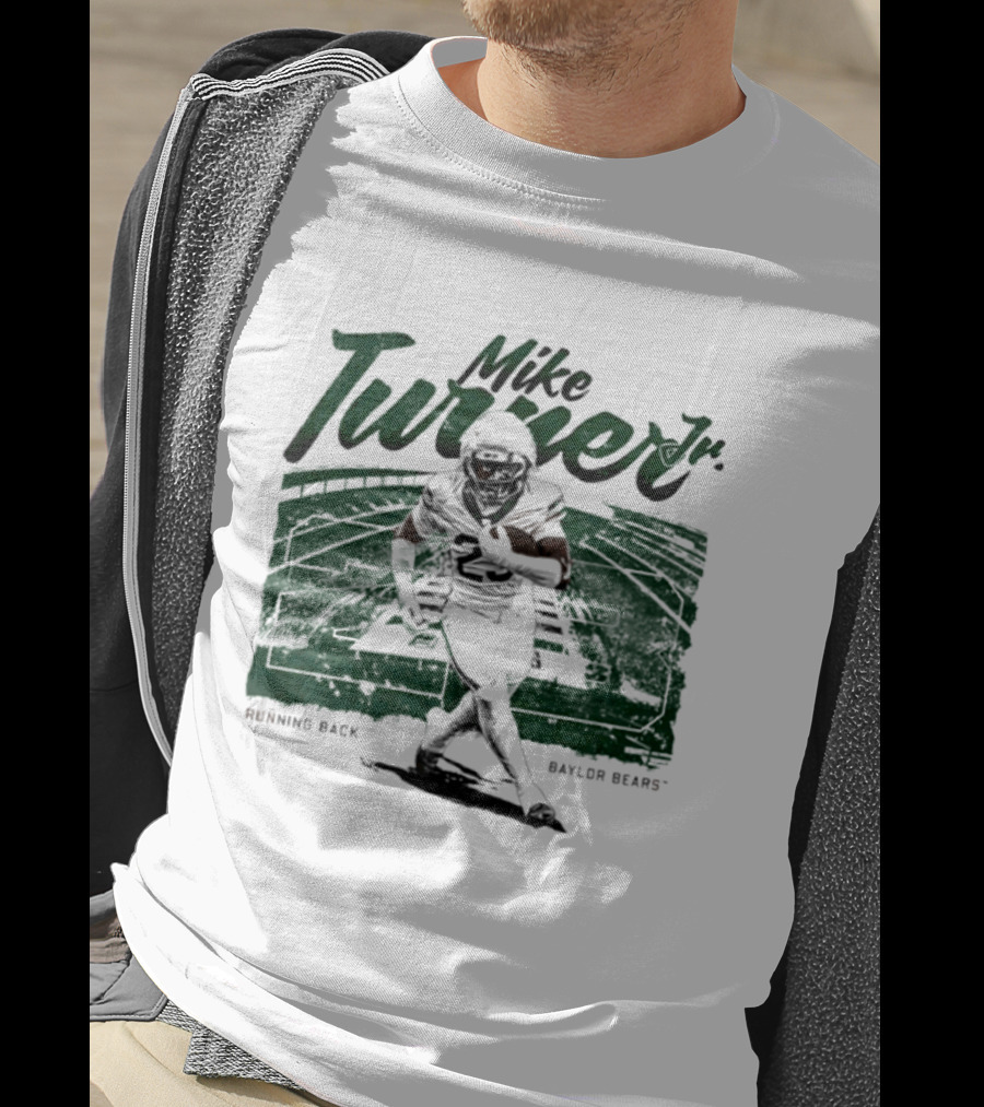 Mike Turner Jr. Running Back Baylor Bears NCAA Football Player T-Shirt