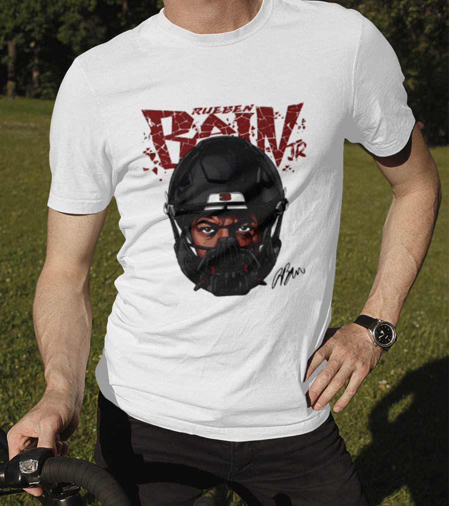 Rueben Bain Jr. Big Head Mask Tampa Bay Buccaneers T-Shirt