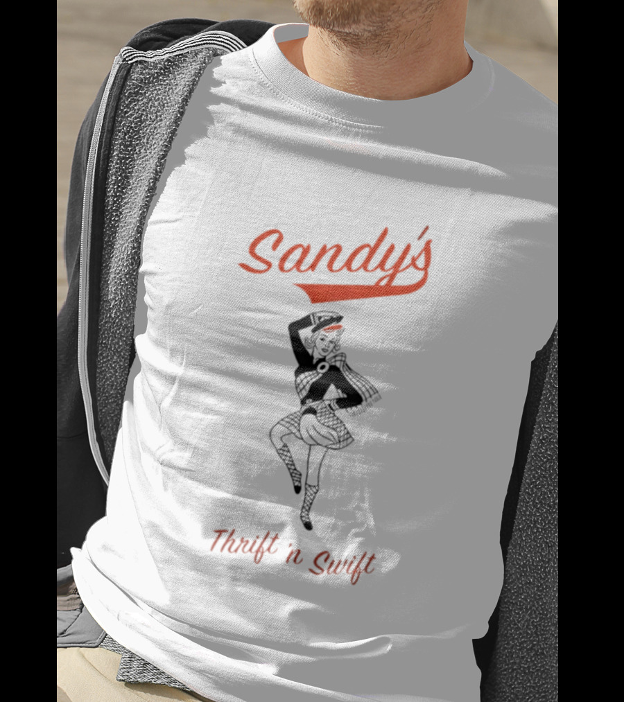 Sandy's Thrift 'n Swift Retro Style Vintage Vibe T-Shirt