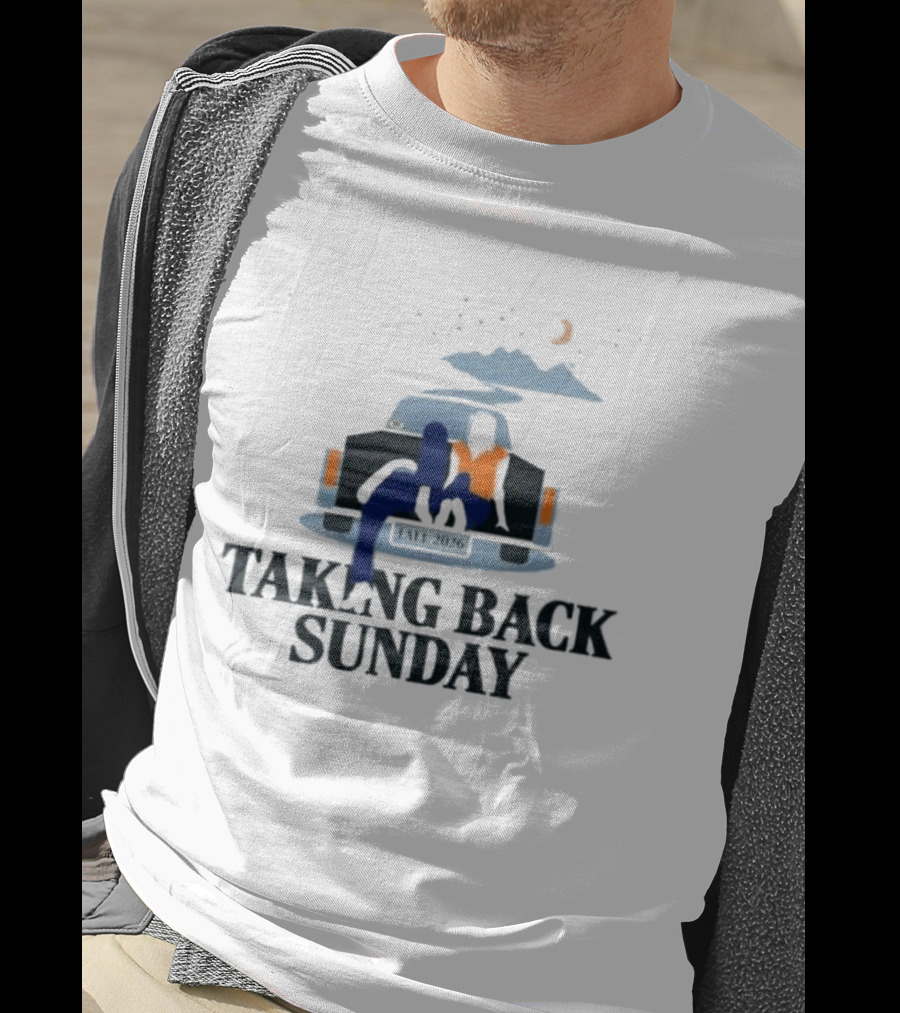 Taking Back Sunday Fall 2026 Tour Classic Car Scene T-Shirt