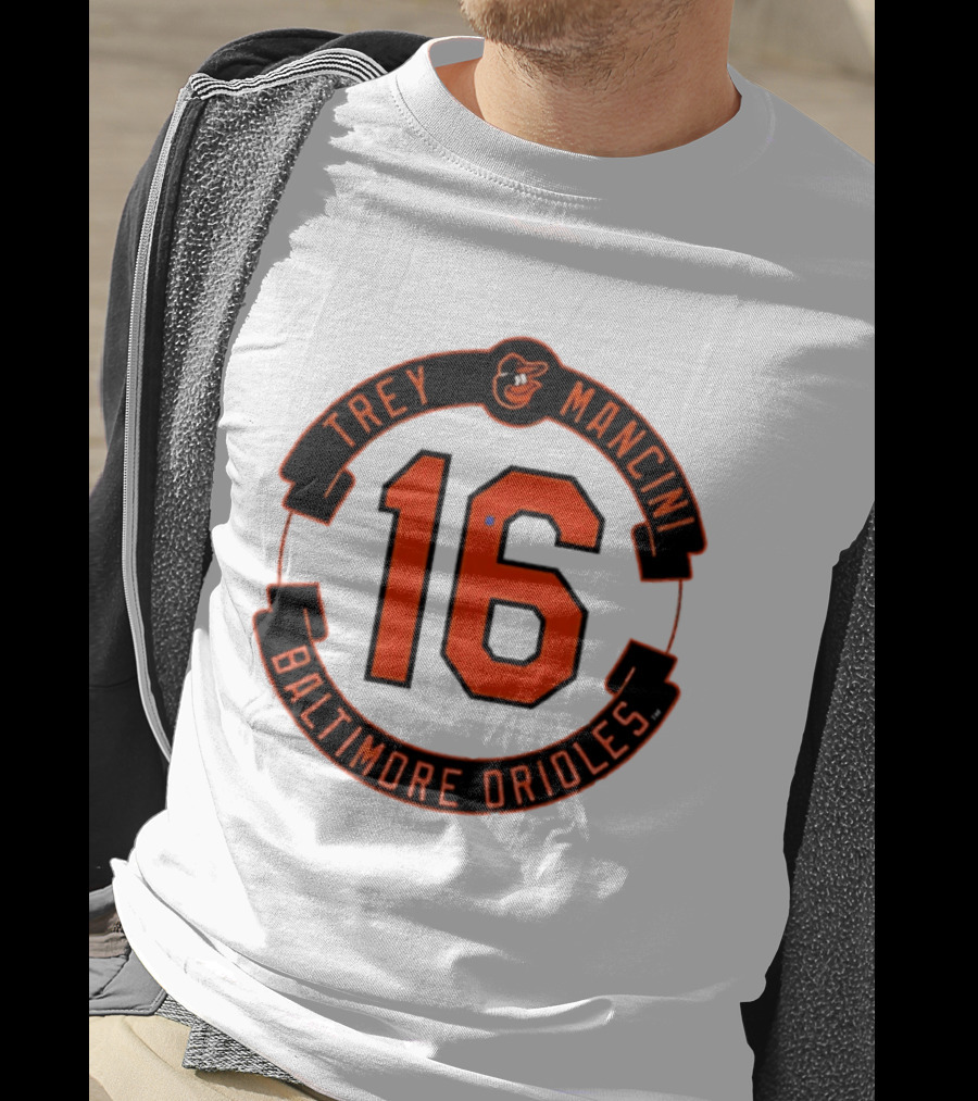 Trey Mancini 16 Baltimore Orioles MLB Baseball T-Shirt