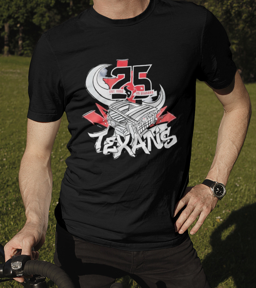 Texans 2026 Est. 2002 25 Seasons Anniversary T-Shirt