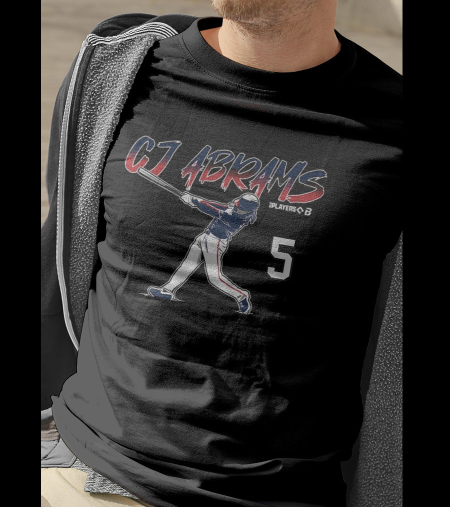 CJ Abrams Baseball Swing Number 5 T-Shirt