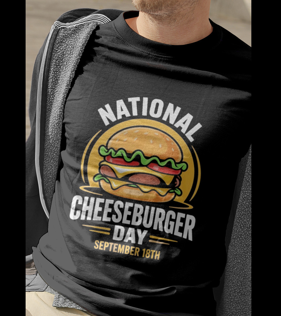 National Cheeseburger Day September 18th Celebration 2026 T-Shirt