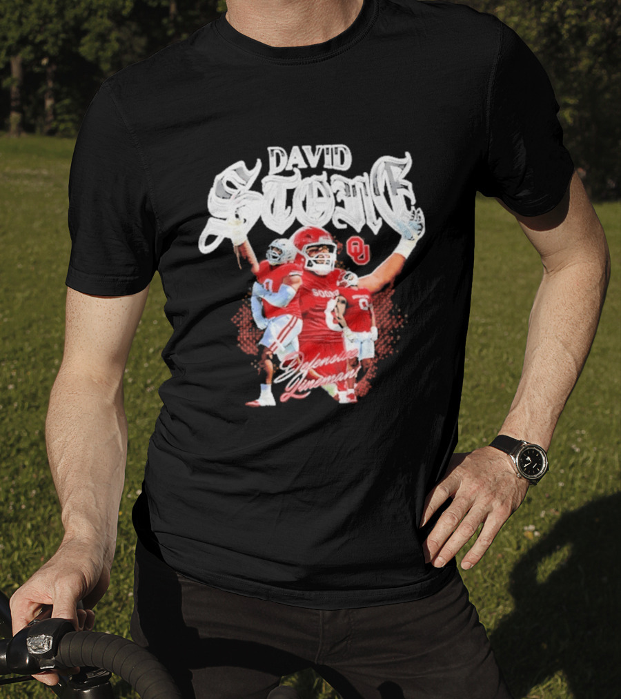 David Stone 0 Oklahoma Sooners Defensive Lineman T-Shirt