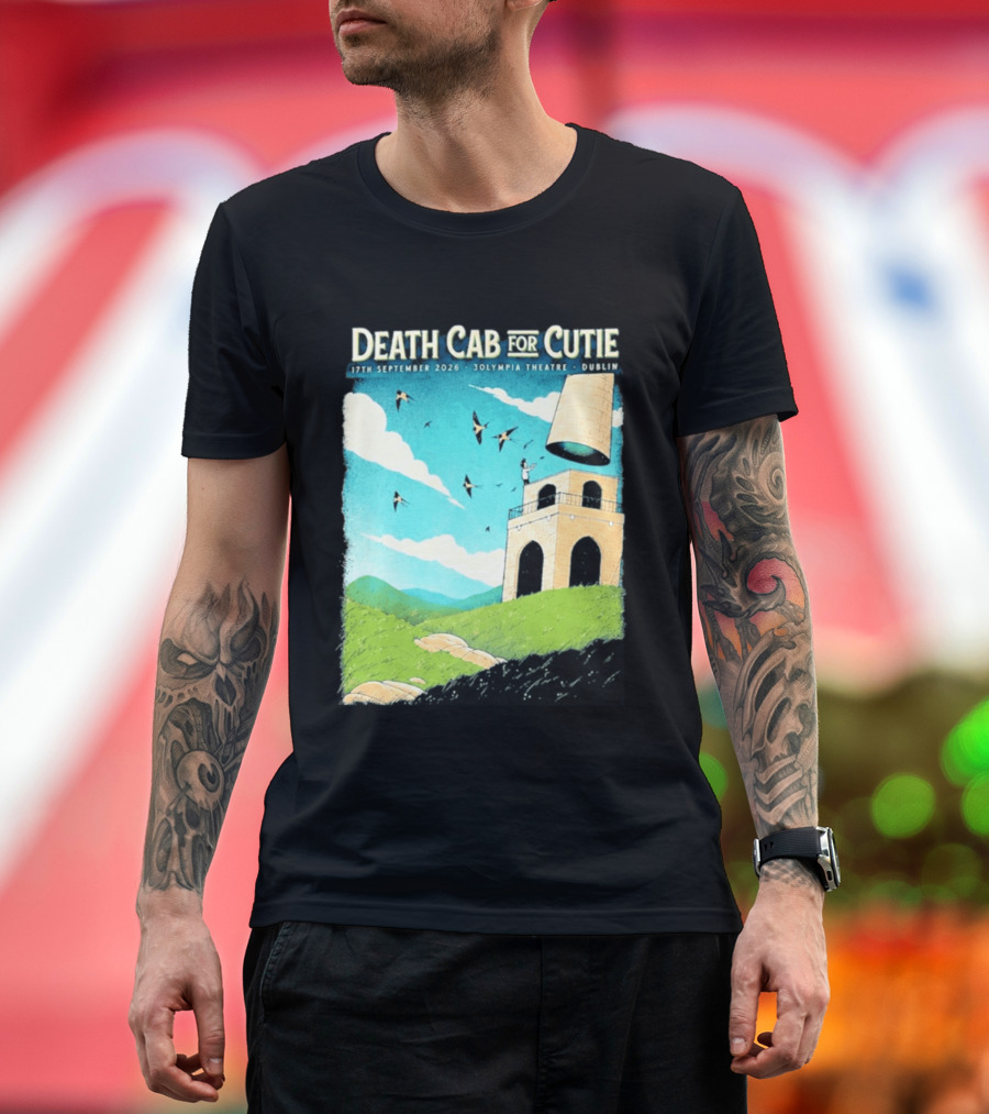 Death Cab For Cutie Olympia Theatre Dublin 17th September 2026 T-Shirt