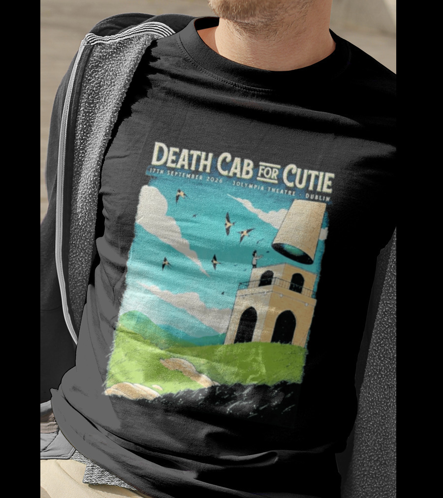 Death Cab For Cutie Olympia Theatre Dublin 17th September 2026 T-Shirt