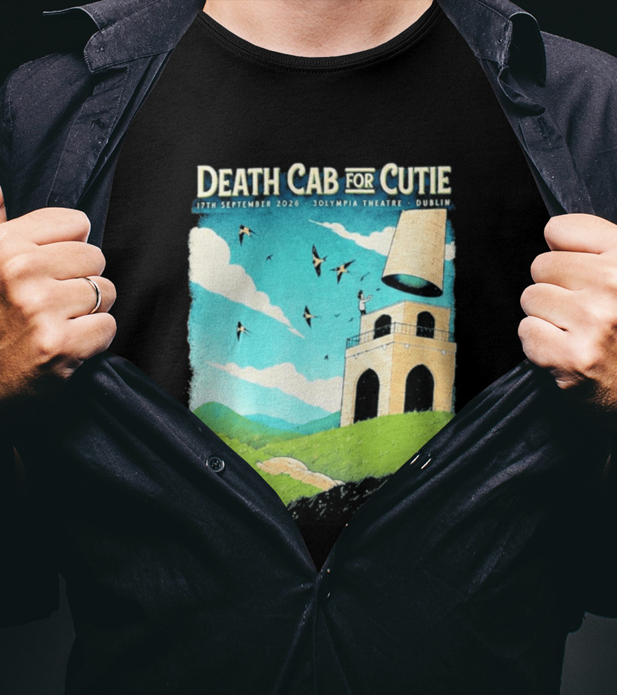 Death Cab For Cutie Olympia Theatre Dublin 17th September 2026 T-Shirt