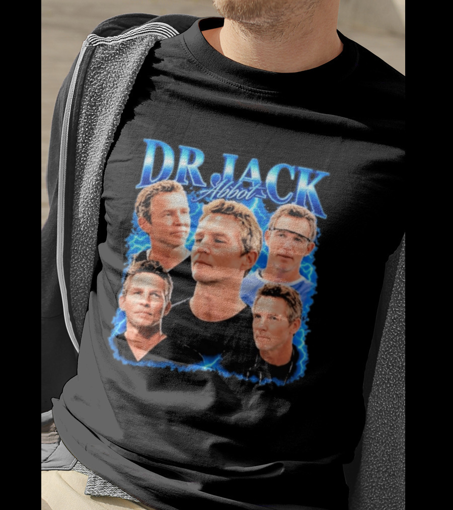 Dr Jack Abbot Multiple Faces Collage T-Shirt