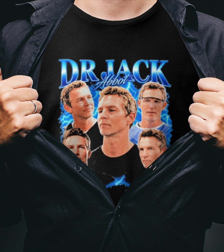 Dr Jack Abbot Multiple Faces Collage T-Shirt