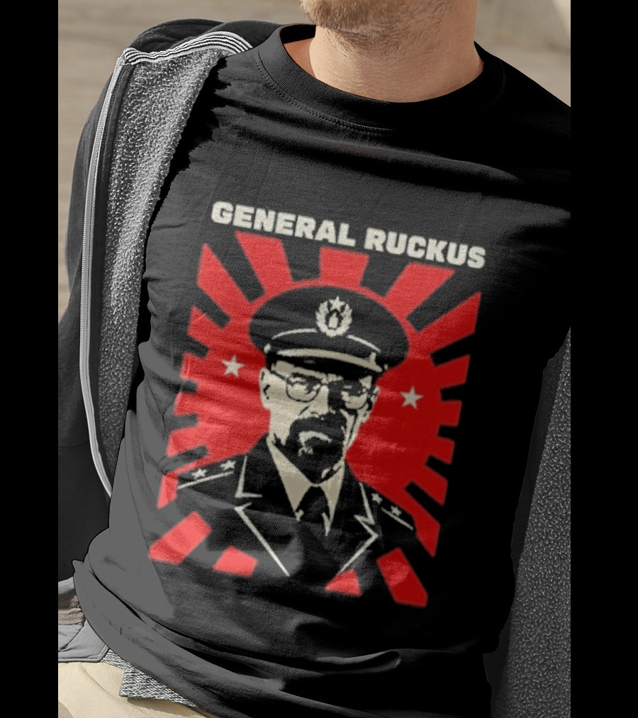 General Ruckus Walter White Red Star Uniform T-Shirt