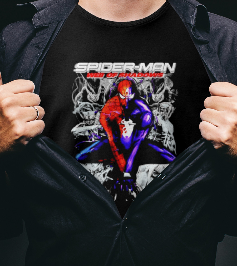 Spider Man Web Of Shadows Marvel Shaba Game T-Shirt