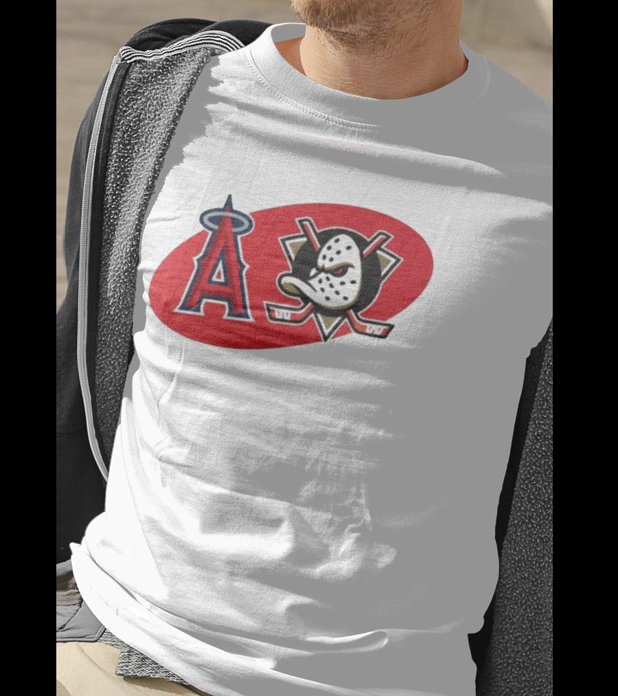 Los Angeles Angels Anaheim Ducks Collaboration Event T-Shirt