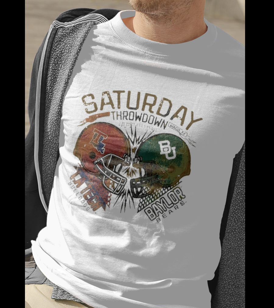 Baylor Bears Vs Louisiana Tech Bulldogs Saturday Throwdown Waco TX Sept 19 2026 T-Shirt