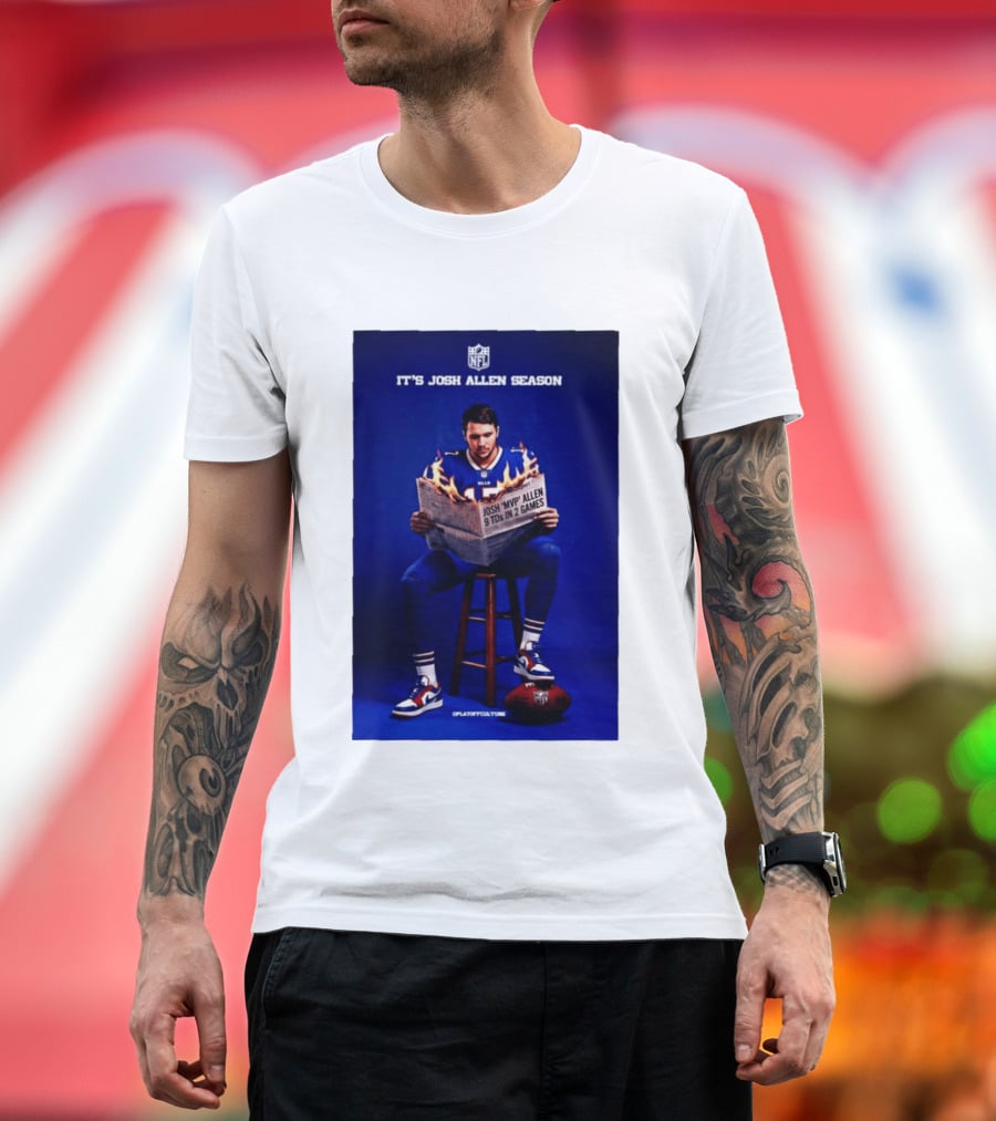 Josh Allen Season Buffalo Bills MVP 9 TDs NFL Football T-Shirt