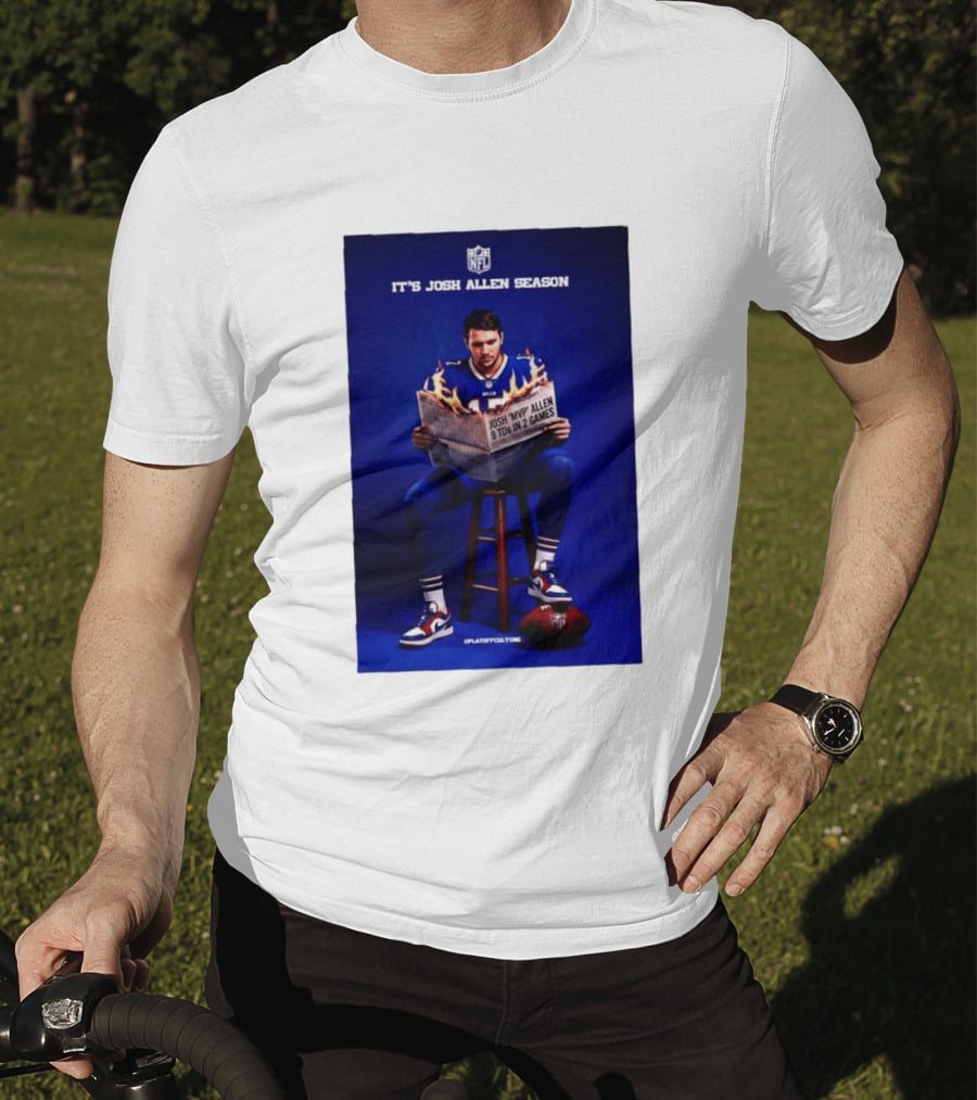 Josh Allen Season Buffalo Bills MVP 9 TDs NFL Football T-Shirt