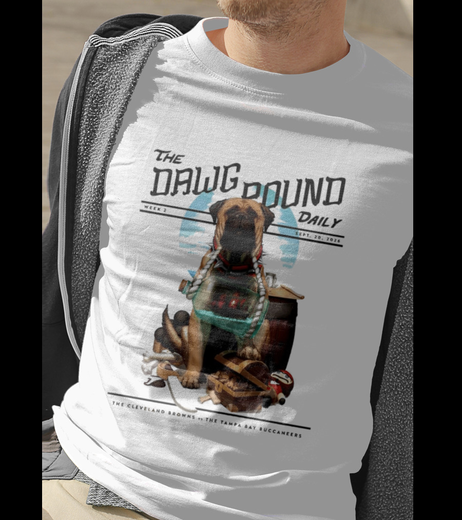 The Dawg Pound Daily Cleveland Browns Vs Tampa Bay Buccaneers Sept 2023 T-Shirt