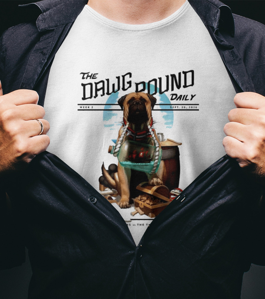 The Dawg Pound Daily Cleveland Browns Vs Tampa Bay Buccaneers Sept 2023 T-Shirt